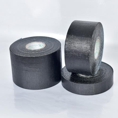 厂家销售埋地管道防腐胶带黑色140mm聚丙烯纤维胶带